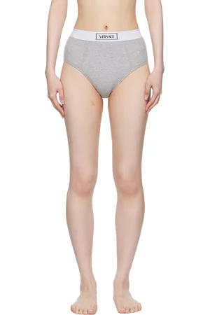 VERSACE Gray 90s Vintage Logo Briefs