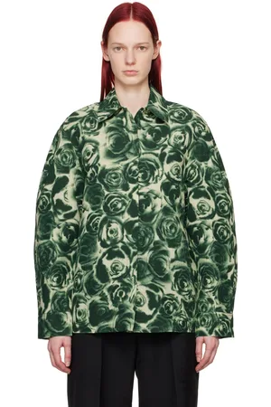 Burberry Green Printed Shirt