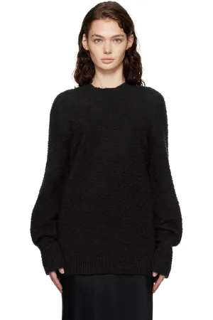 Maison Margiela Black Oversized Piled Sweater
