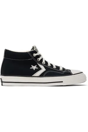 Converse Black Star Player 76 Mid Top Sneakers