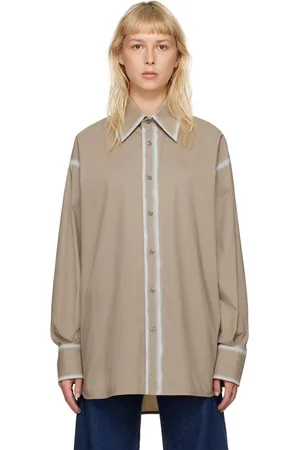 Maison Margiela Taupe Buttoned Shirt