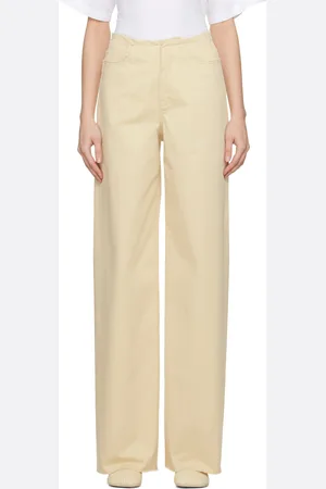 Maison Margiela Yellow Five-Pocket Trousers