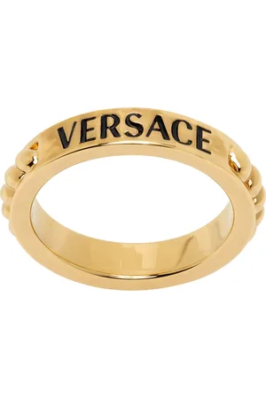 VERSACE Gold Logo Ring