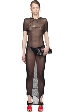 Jean Paul Gaultier Black Shayne Oliver Edition Maxi Dress