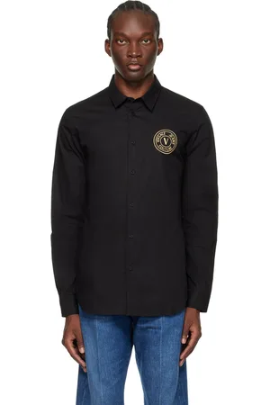VERSACE Black V-Emblem Shirt