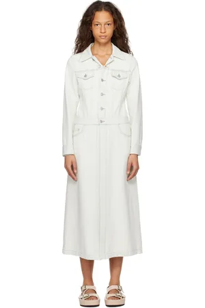 Maison Margiela Blue Faded Denim Coat