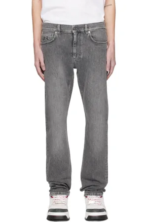 VERSACE Gray Slim-Fit Jeans
