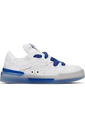 Dolce & Gabbana White Leather New Roma Sneakers