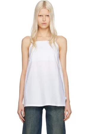 Maison Margiela White Low Back Camisole