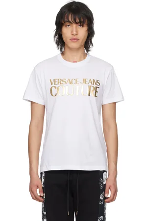 VERSACE White Glittered T-Shirt