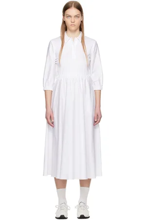 Max Mara White Maggio Midi Dress