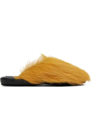 Marni Yellow Fussbett Sabot Slippers