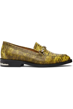 TOGA VIRILIS Snake-Embossed Loafers