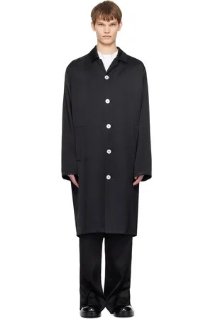 Jil Sander Black Single-Breasted Coat