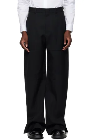 Jil Sander Black Wool Trousers