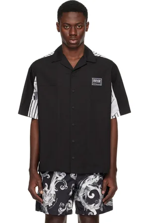 VERSACE Black & White Magazine Shirt