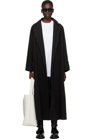 Max Mara Black Capo Denim Coat