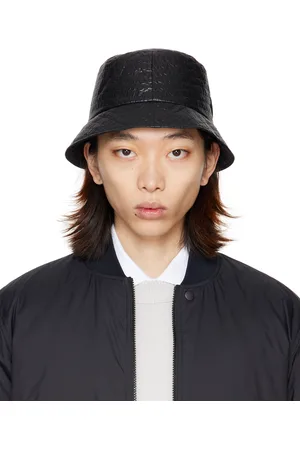 Moncler Black Logo Bucket Hat