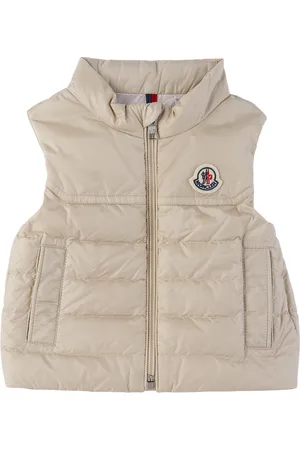 Moncler Baby Beige Camelien Down Vest