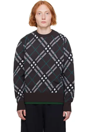 Burberry Brown Check Sweater