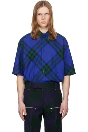 Burberry Blue Check Shirt