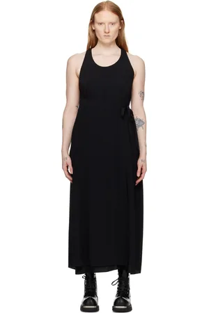 Maison Margiela Black Wrap Maxi Dress