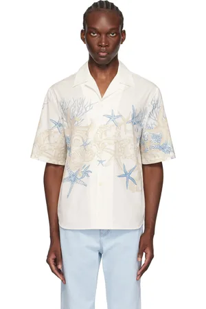 VERSACE White Barocco Sea Shirt