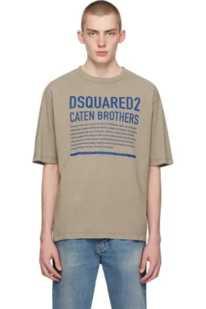 Dsquared2 Khaki Loose Fit T-Shirt