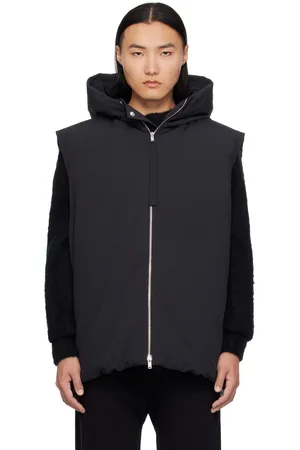 Jil Sander Black Medium Fill Down Vest