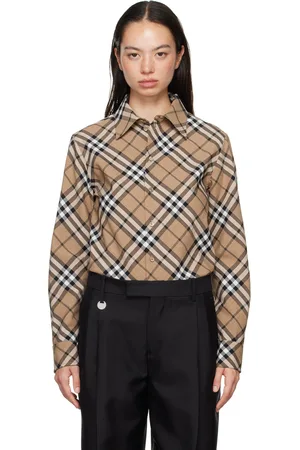 Burberry Beige Check Shirt