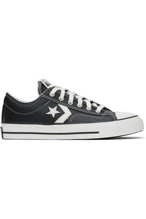 Converse Black Star Player 76 Fall Leather Sneakers