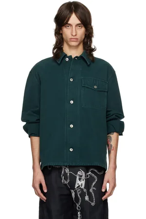 Burberry Green EKD Denim Overshirt