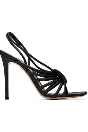 Gianvito Rossi Black Hellen Heeled Sandals