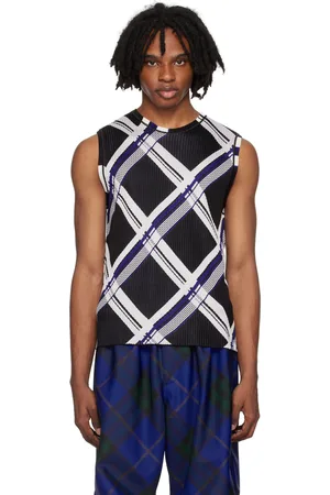 Burberry Black Check Tank Top
