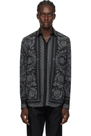 VERSACE Black Barocco Shirt