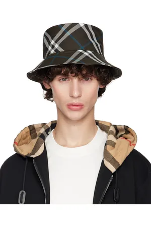 Burberry Brown Check Bucket Hat