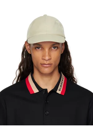 Burberry Beige EKD Cotton Blend Baseball Cap