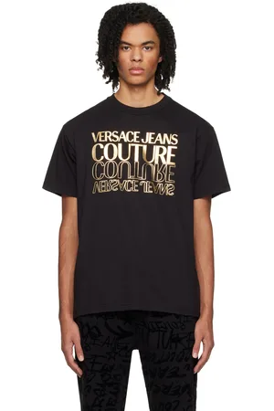 VERSACE Black Bonded T-Shirt