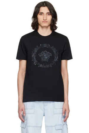VERSACE Black Medusa Cartouche T-Shirt