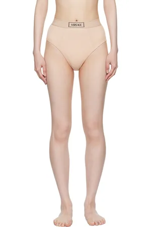 VERSACE Beige 90s Vintage Logo Briefs