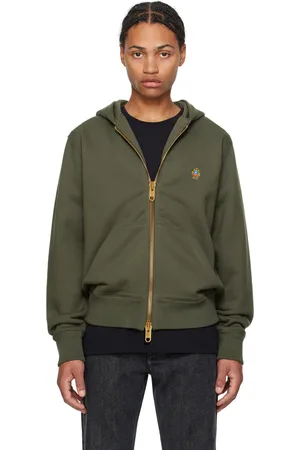 Bally Green Adrien Brody Edition Zip Hoodie