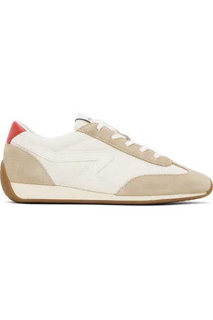 RAG&BONE Off-White & Beige Retro Runner Slim Sneakers