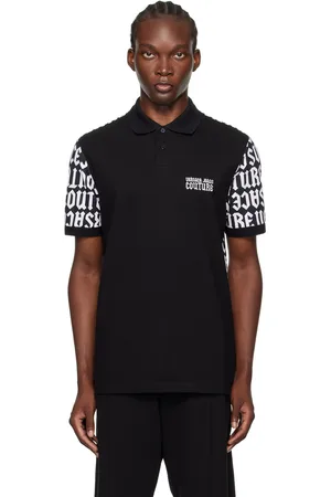 VERSACE Black Logomania Polo