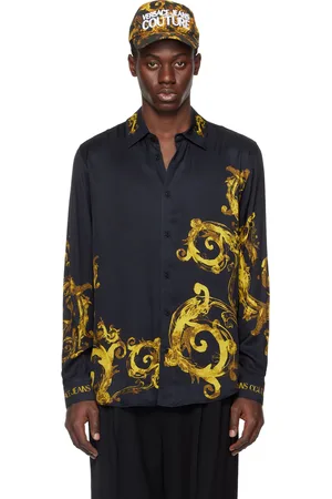 VERSACE Black Print Shirt