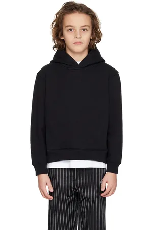 MARTINE ROSE SSENSE Exclusive Kids Black Hoodie