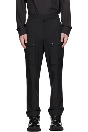 Balmain Black Patch Cargo Pants