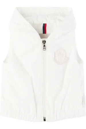 Moncler Baby White Essien Vest
