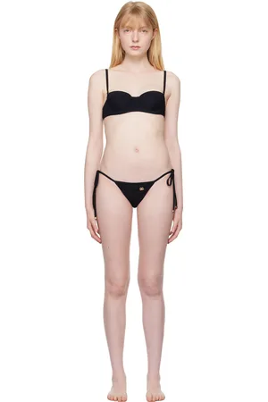 Dolce & Gabbana Black Balconette Bikini