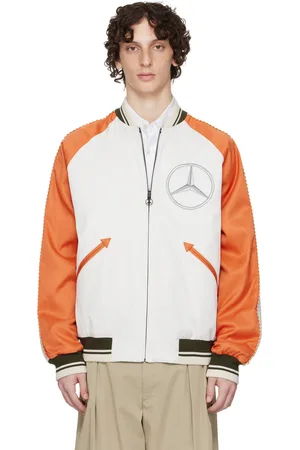 Moncler Mercedes-Benz by NIGO White & Navy Satet Reversible Jacket