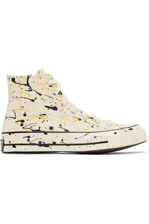 Converse Off-White Paint Splatter Chuck 70 Hi Sneakers